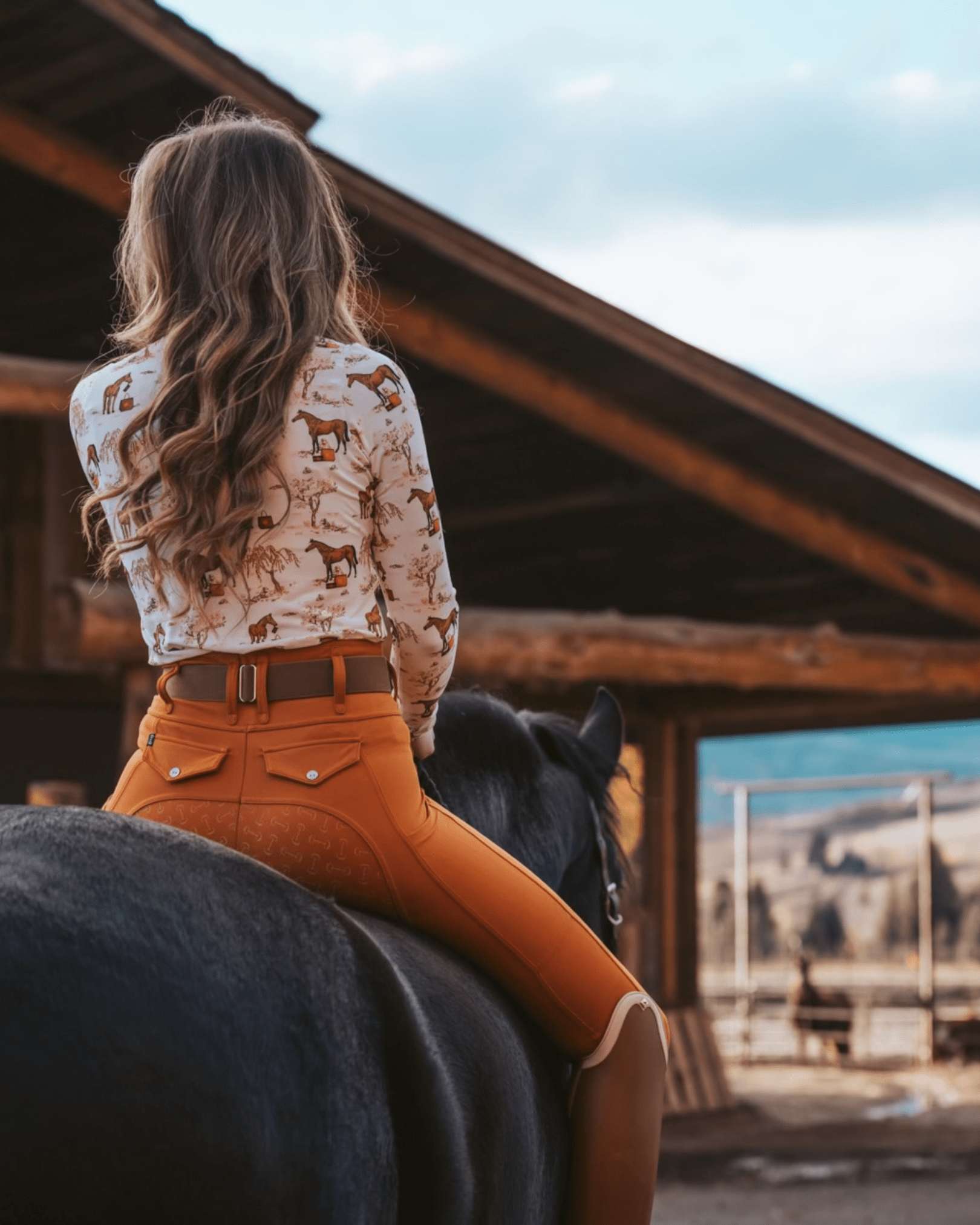 Deinhardt Designs x Tucker Tweed® TOILE Long Sleeve Sunshirt - Deinhardt Designs - Equiluxe Tack