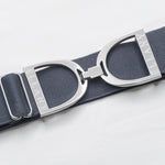 Denim - 1.5" Silver Stirrup Elastic Belt - Ellany Equestrian - Equiluxe Tack