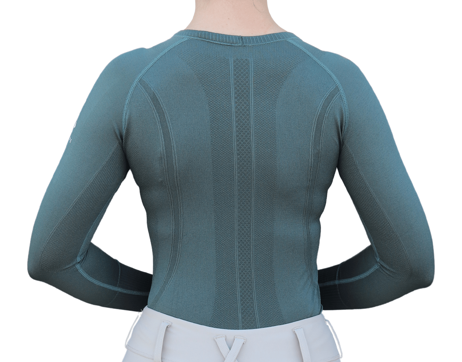 Divine Eq Athletic Long Sleeve Shirt - Forest Green - Divine Equestrian - Equiluxe Tack