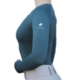 Divine Eq Athletic Long Sleeve Shirt - Forest Green - Divine Equestrian - Equiluxe Tack