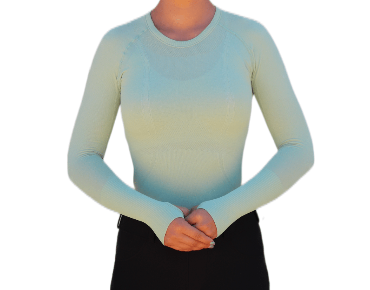 Divine Eq Athletic Long Sleeve Shirt - Mint Green - Divine Equestrian - Equiluxe Tack