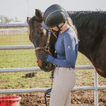 Divine Eq Athletic Long Sleeve Shirt - Navy - Divine Equestrian - Equiluxe Tack