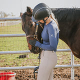 Divine Eq Athletic Long Sleeve Shirt - Navy - Divine Equestrian - Equiluxe Tack