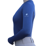 Divine Eq Athletic Long Sleeve Shirt - Navy - Divine Equestrian - Equiluxe Tack