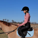 Divine Eq Athletic Long Sleeve Shirt - Pink - Divine Equestrian - Equiluxe Tack