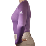 Divine Eq Athletic Long Sleeve Shirt - Purple - Divine Equestrian - Equiluxe Tack