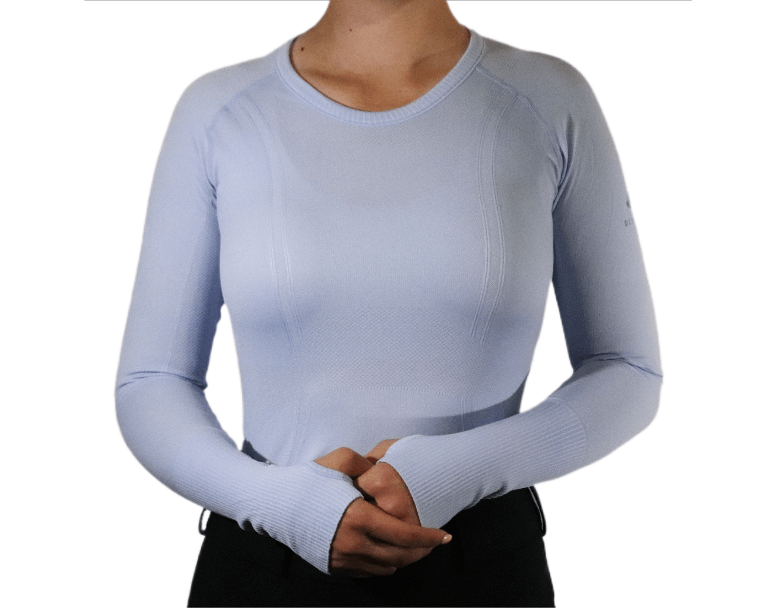 Divine Eq Athletic Long Sleeve Shirt - Sky Blue - Divine Equestrian - Equiluxe Tack