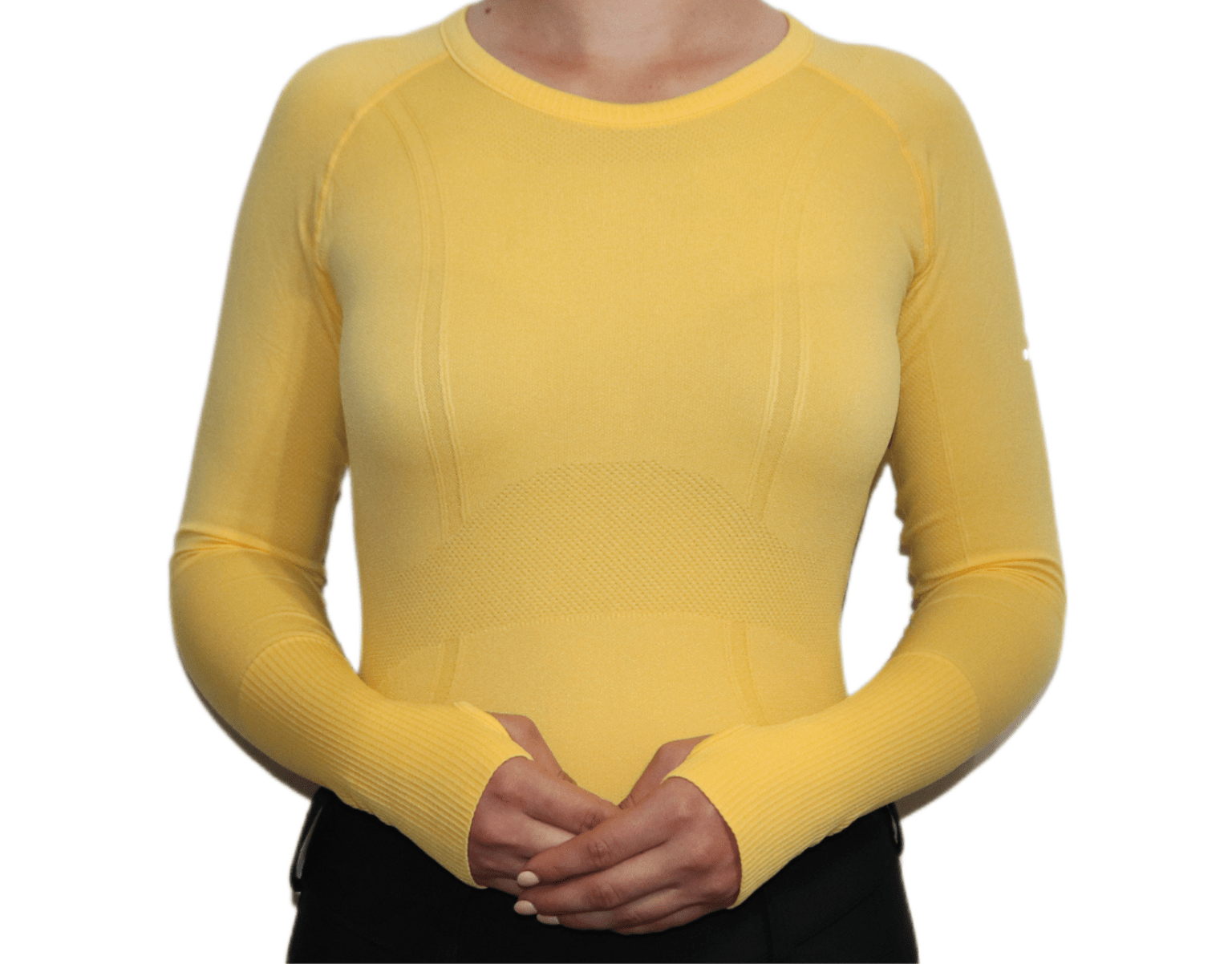 Divine Eq Athletic Long Sleeve Shirt - Yellow - Divine Equestrian - Equiluxe Tack