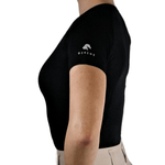 Divine Eq Athletic Short Sleeve Shirt - Black - Divine Equestrian - Equiluxe Tack