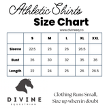 Divine Eq Athletic Short Sleeve Shirt - Gray - Divine Equestrian - Equiluxe Tack