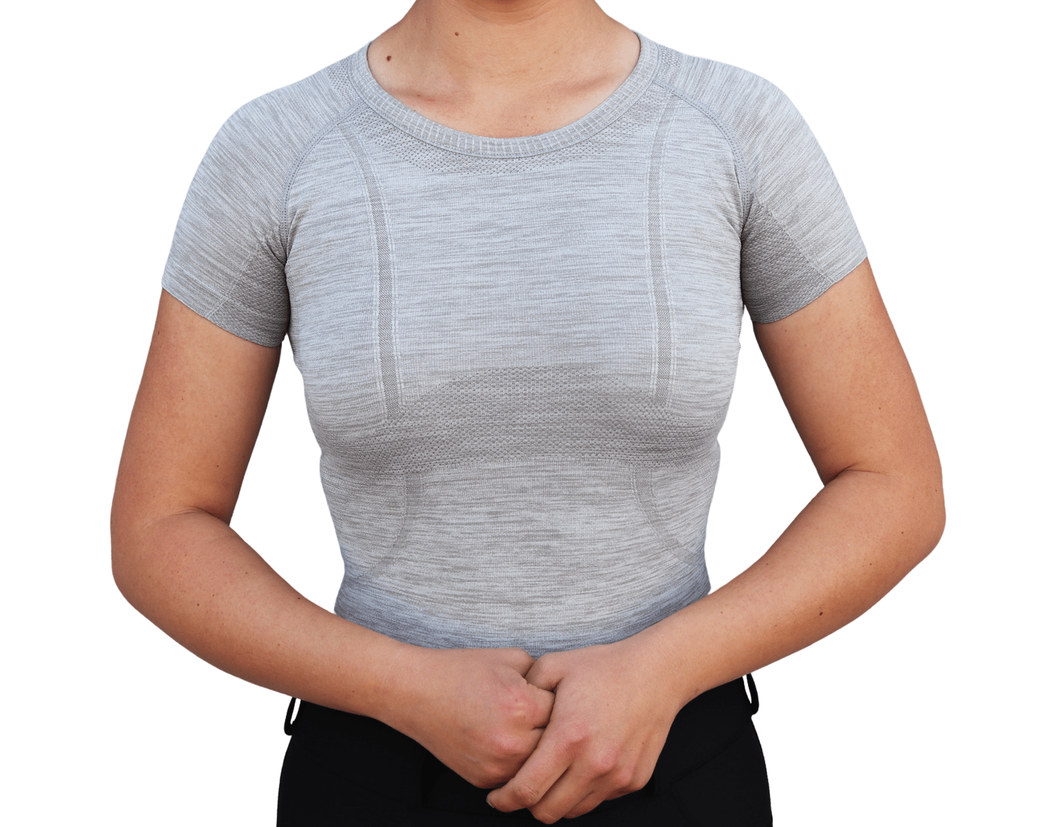 Divine Eq Athletic Short Sleeve Shirt - Gray - Divine Equestrian - Equiluxe Tack