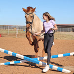 Divine Eq Athletic Short Sleeve Shirt - Lavender - Divine Equestrian - Equiluxe Tack