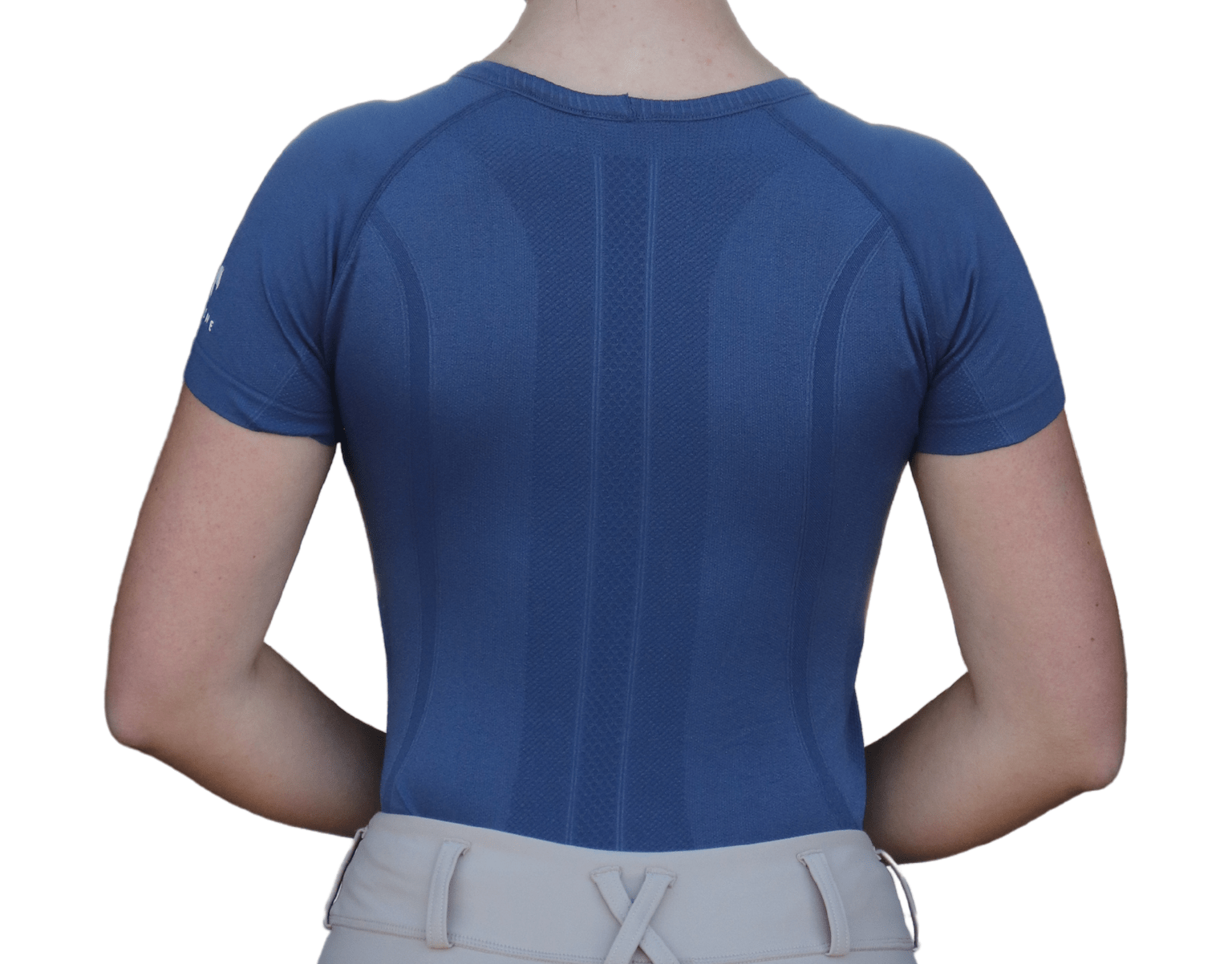 Divine Eq Athletic Short Sleeve Shirt - Navy - Divine Equestrian - Equiluxe Tack