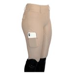 Divine Eq Comfort Grip Leggings - Beige - Divine Equestrian - Equiluxe Tack