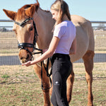 Divine Eq Comfort Grip Leggings - Black - Divine Equestrian - Equiluxe Tack