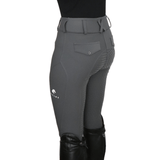 Divine Eq Comfort Grip Leggings - Gray - Divine Equestrian - Equiluxe Tack