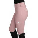 Divine Eq Comfort Grip Leggings - Pink - Divine Equestrian - Equiluxe Tack