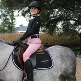 Divine Eq Comfort Grip Leggings - Pink - Divine Equestrian - Equiluxe Tack