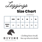 Divine Eq Comfort Grip Leggings - Sky Blue - Divine Equestrian - Equiluxe Tack