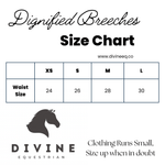 Divine Eq Dignified Competition Breeches - Navy - Divine Equestrian - Equiluxe Tack