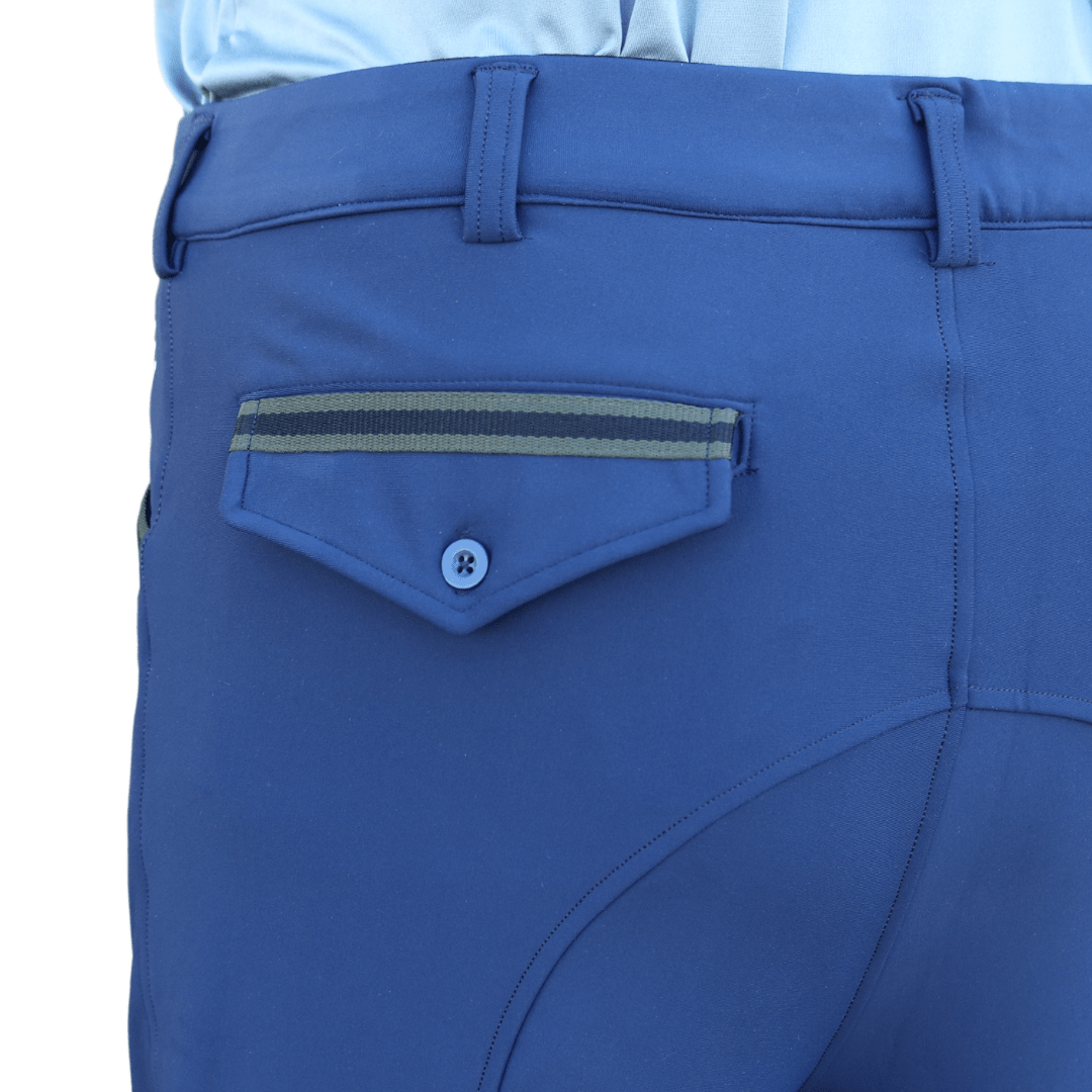 Divine Eq Men’s Competition Breeches - Navy - Divine Equestrian - Equiluxe Tack