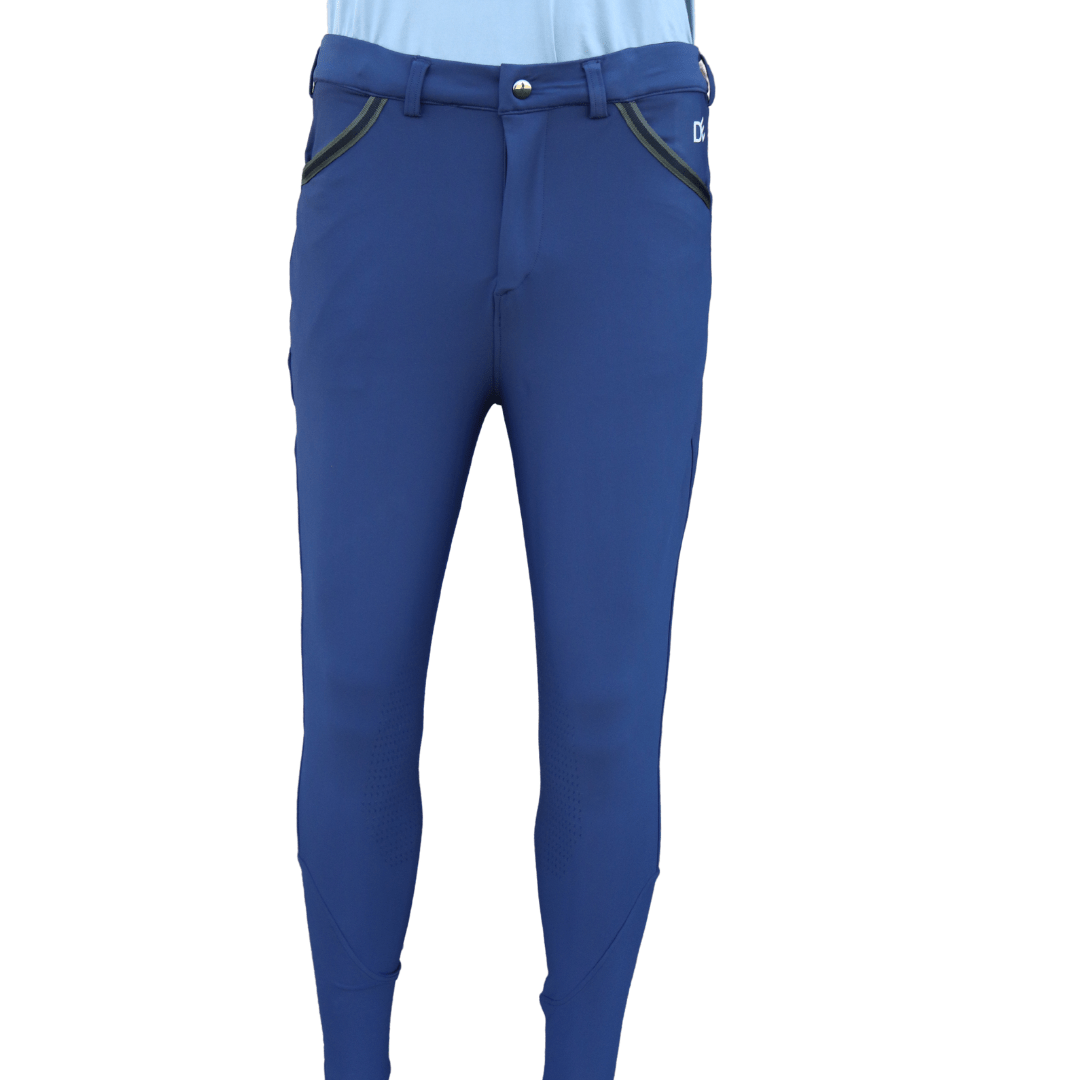 Divine Eq Men’s Competition Breeches - Navy - Divine Equestrian - Equiluxe Tack