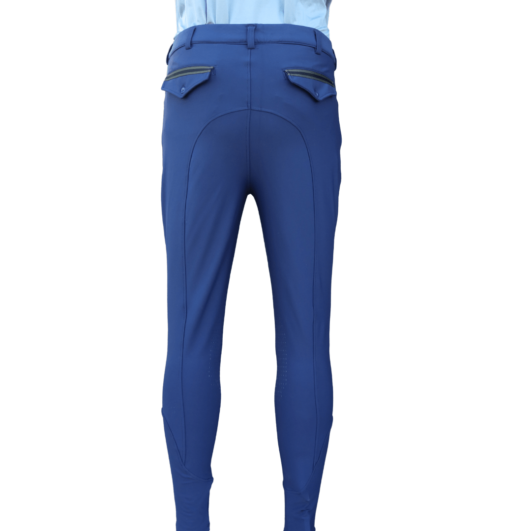 Divine Eq Men’s Competition Breeches - Navy - Divine Equestrian - Equiluxe Tack