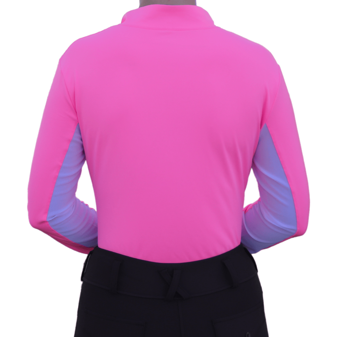 Divine Eq Sweet Lady Sun Shirt - Hot Pink - Divine Equestrian - Equiluxe Tack