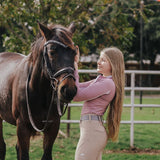 Divine Eq Sweet Lady Sun Shirt - Lilac Purple - Divine Equestrian - Equiluxe Tack