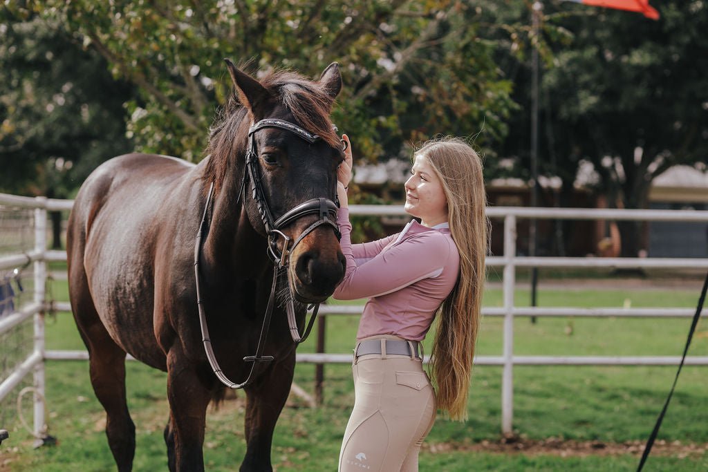 Divine Eq Sweet Lady Sun Shirt - Lilac Purple - Divine Equestrian - Equiluxe Tack