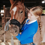 Divine Eq Sweet Lady Sun Shirt - Royal Blue - Divine Equestrian - Equiluxe Tack