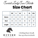 Divine Eq Sweet Lady Sun Shirt - Royal Blue - Divine Equestrian - Equiluxe Tack