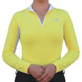 Divine Eq Sweet Lady Sun Shirt - Yellow - Divine Equestrian - Equiluxe Tack