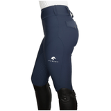 Divine Eq Winter Fleece Lined Leggings - Blue - Divine Equestrian - Equiluxe Tack