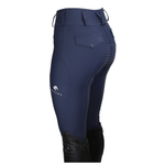 Divine Eq Winter Fleece Lined Leggings - Blue - Divine Equestrian - Equiluxe Tack