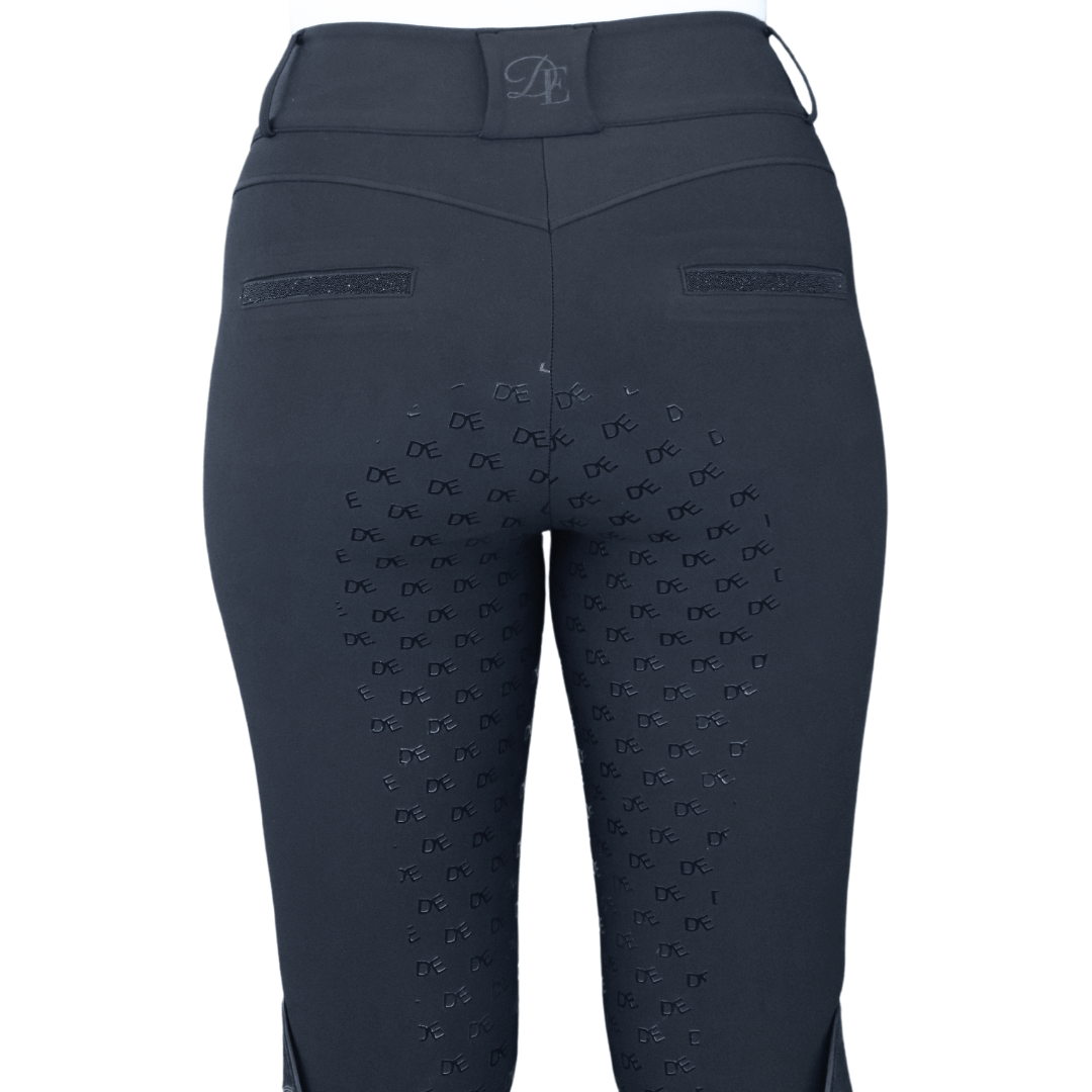 Divine Equestrian Dignified Competition Breeches - Black - Divine Equestrian - Equiluxe Tack