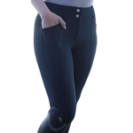 Divine Equestrian Dignified Competition Breeches - Black - Divine Equestrian - Equiluxe Tack