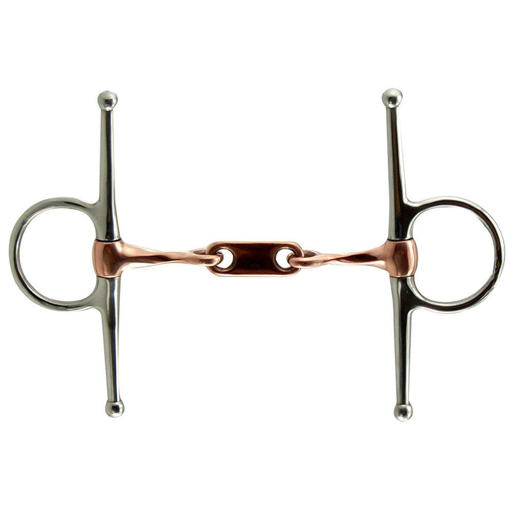 Dr. Bristol Full Cheek Slow Twist Copper Mouth Snaffle Bit - Equiluxe Tack - Equiluxe Tack