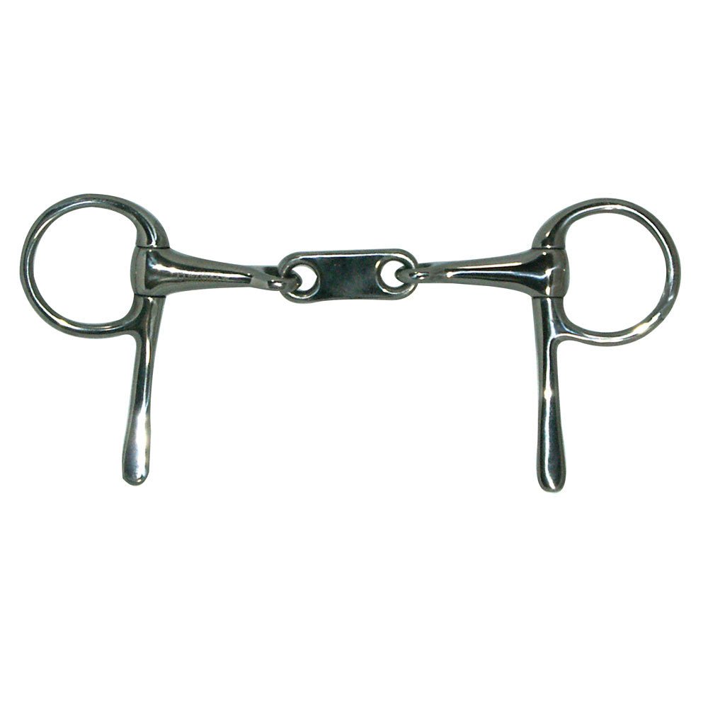 Dr. Bristol Half Cheek Stainless Steel Mouth Bit 5" - Equiluxe Tack - Equiluxe Tack