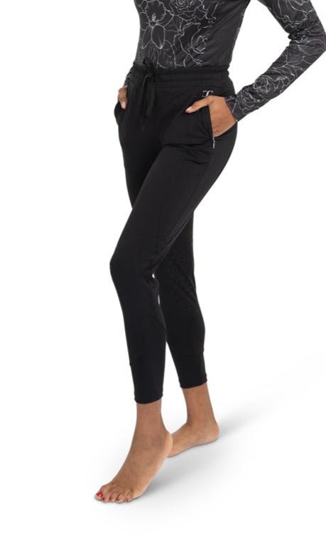 Drawstring Breeches in Black - CorrectConnect - Equiluxe Tack