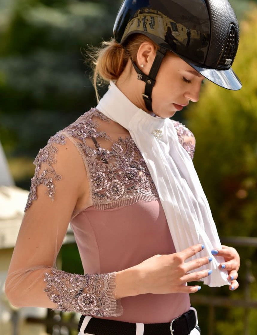 Dressage ELMA Plastron Design By Dalia - Equiluxe Tack - Equiluxe Tack