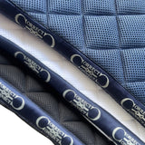 Dressage Mesh Saddle Pad with Quick Dry Cotton Lining in Navy, White or Black - CorrectConnect - Equiluxe Tack