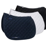 Dressage Mesh Saddle Pad with Quick Dry Cotton Lining in Navy, White or Black - CorrectConnect - Equiluxe Tack