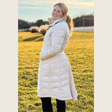 Dressage Queen Dream - Cream Duck Down Trainer's Riding Coat - Dressage Queen Dream - Equiluxe Tack