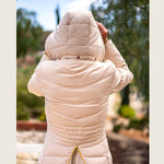 Dressage Queen Dream - Cream Duck Down Trainer's Riding Coat - Dressage Queen Dream - Equiluxe Tack