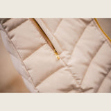 Dressage Queen Dream - Cream Duck Down Trainer's Riding Coat - Dressage Queen Dream - Equiluxe Tack