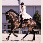 Dressage Queen Dream - Cream Duck Down Trainer's Riding Coat - Dressage Queen Dream - Equiluxe Tack