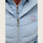 Dressage Queen Dream - Ice Blue Duck Down Riding Jacket - Dressage Queen Dream - Equiluxe Tack