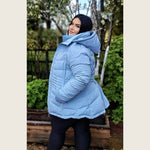 Dressage Queen Dream - Ice Blue Duck Down Riding Jacket - Dressage Queen Dream - Equiluxe Tack