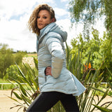 Dressage Queen Dream - Ice Blue Duck Down Riding Jacket - Dressage Queen Dream - Equiluxe Tack